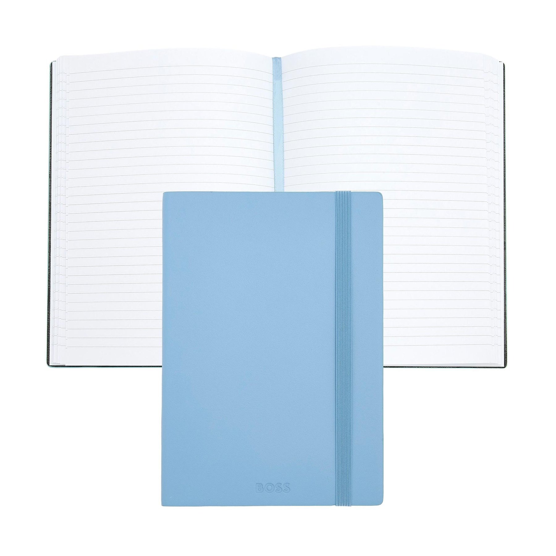 Hugo Boss Notebook Pastel Classic, A5, lined, light blue