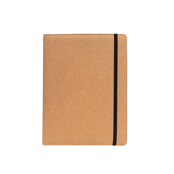 XD Deluxe Folder, A4, cork, includes notebook and pen