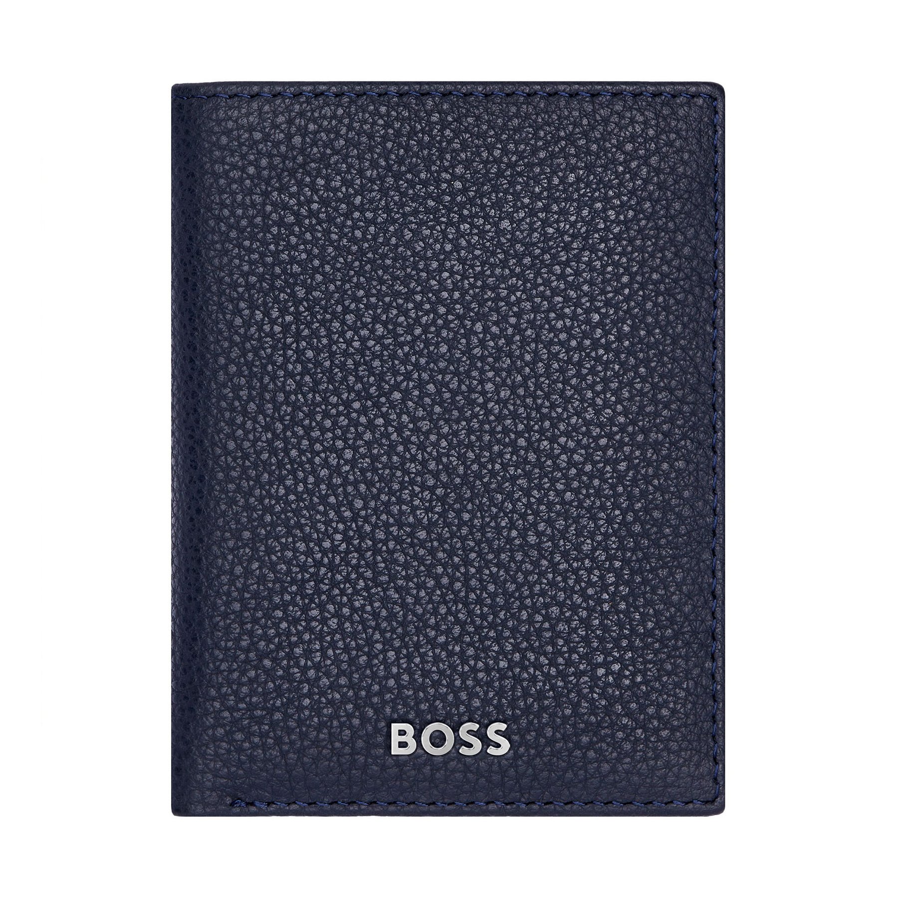Hugo Boss Card holder Classic Grained, 16 slots, dark blue