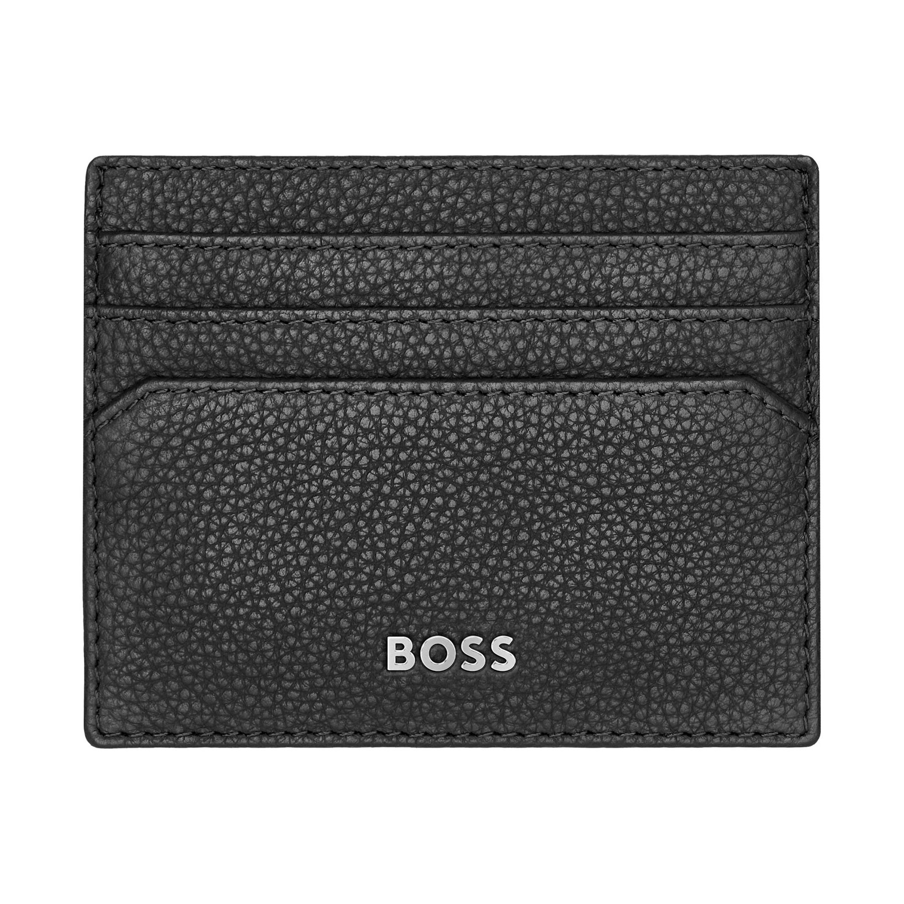 Hugo Boss Card holder Classic Grained, with 6 slots, black