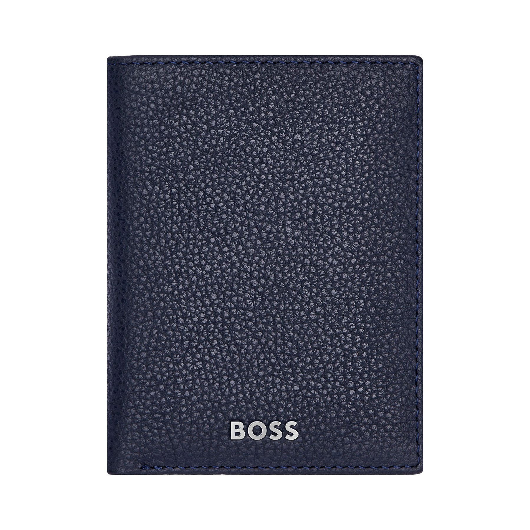 Hugo Boss Card holder Classic Grained, with 8 compartments, dark blue