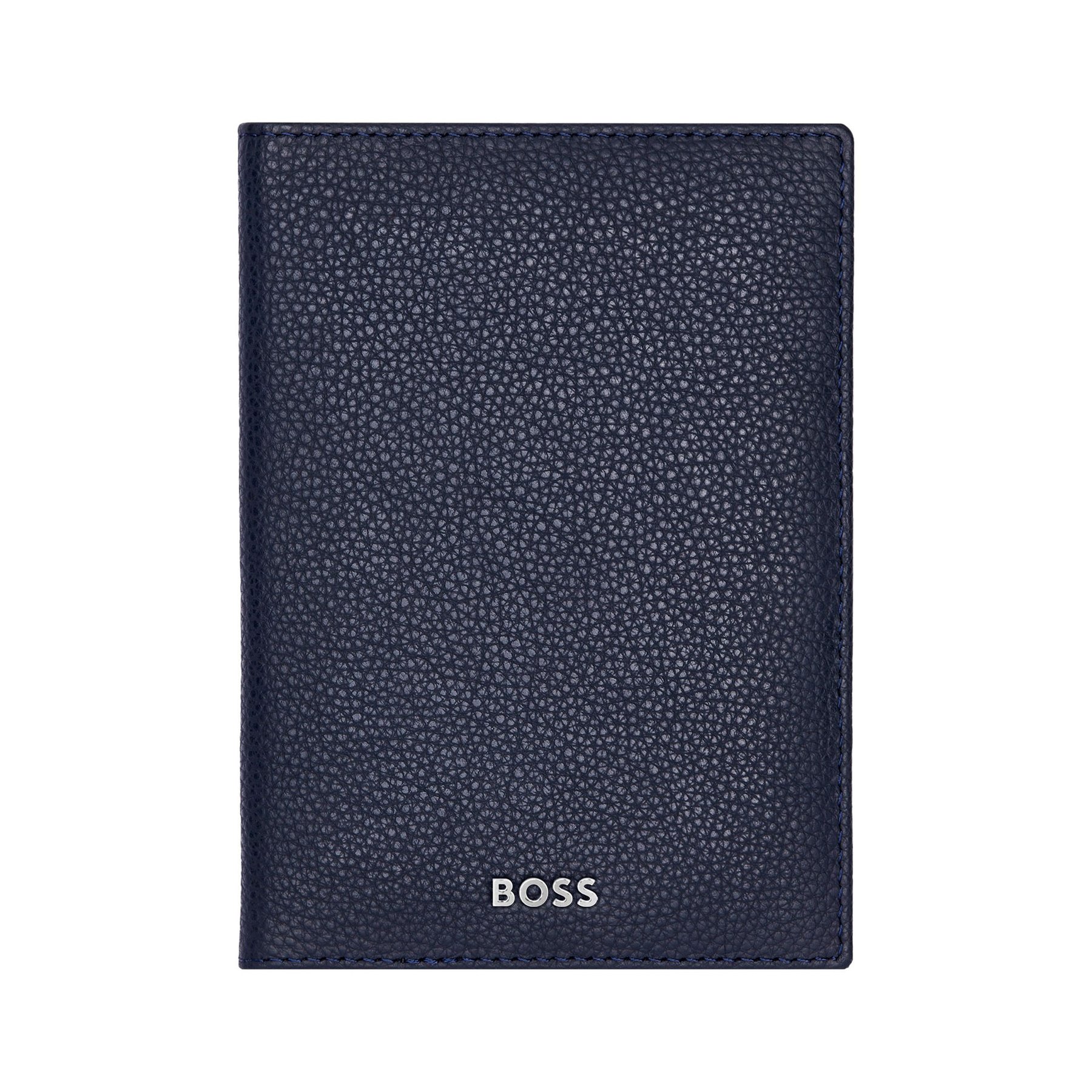 Hugo Boss Passport holder Classic Grained, dark blue