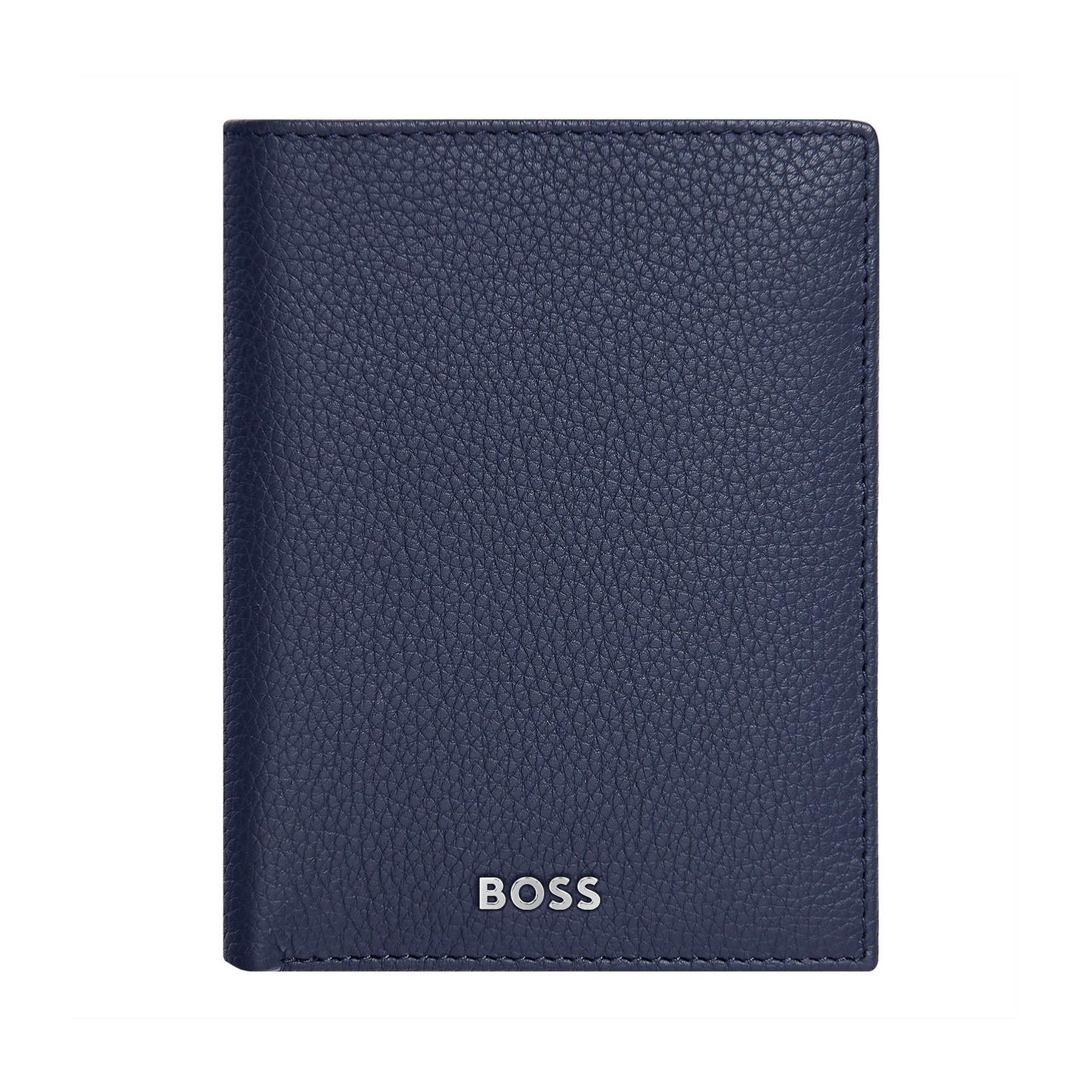 Hugo Boss Card and Coin Holder Classic Grained, dark blue