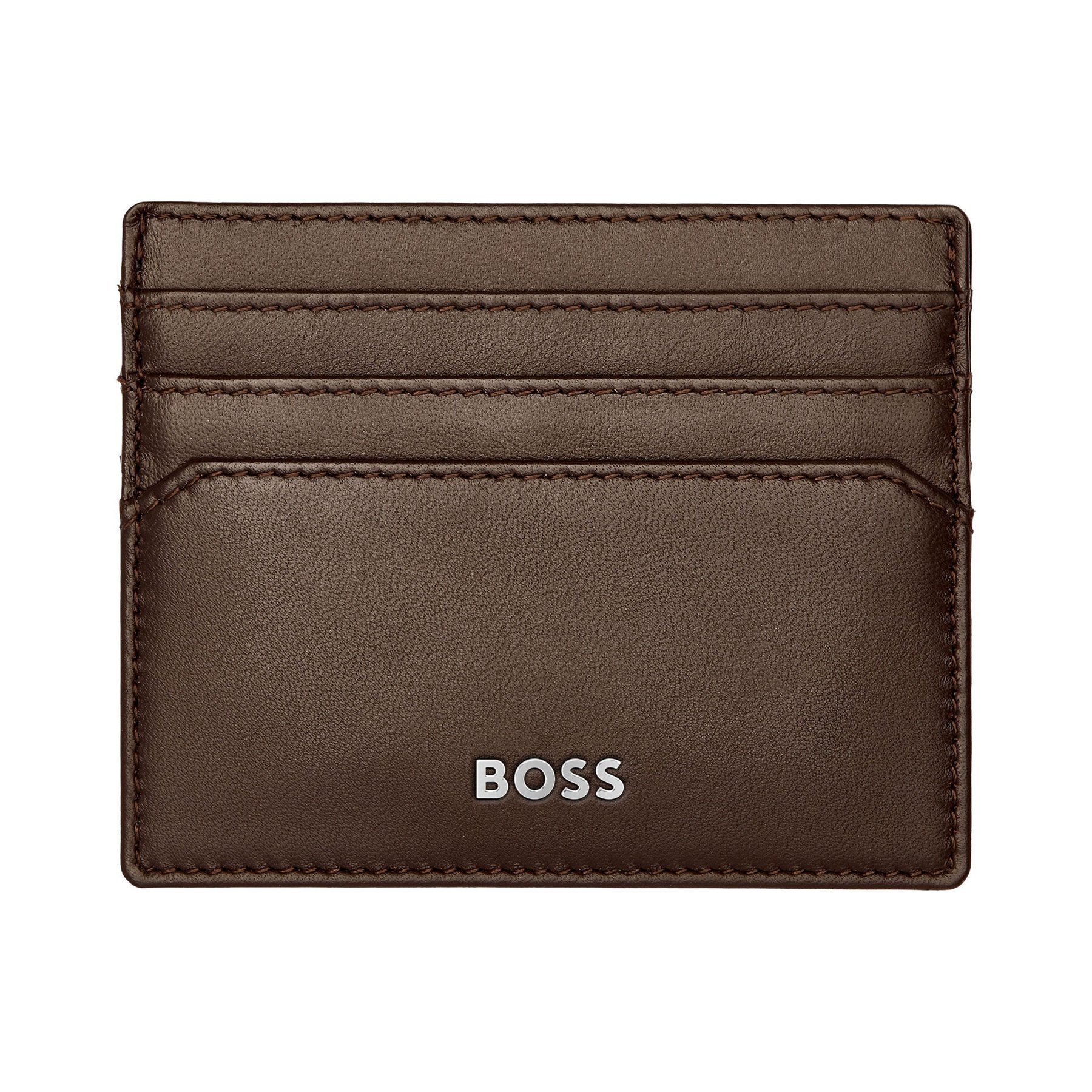 Hugo Boss Card Holder Classic Smooth, 6 compartments, brown