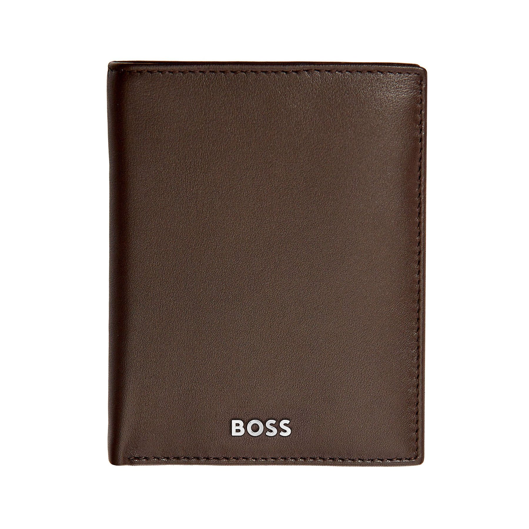 Hugo Boss Card and coin holder Classic Smooth, brown