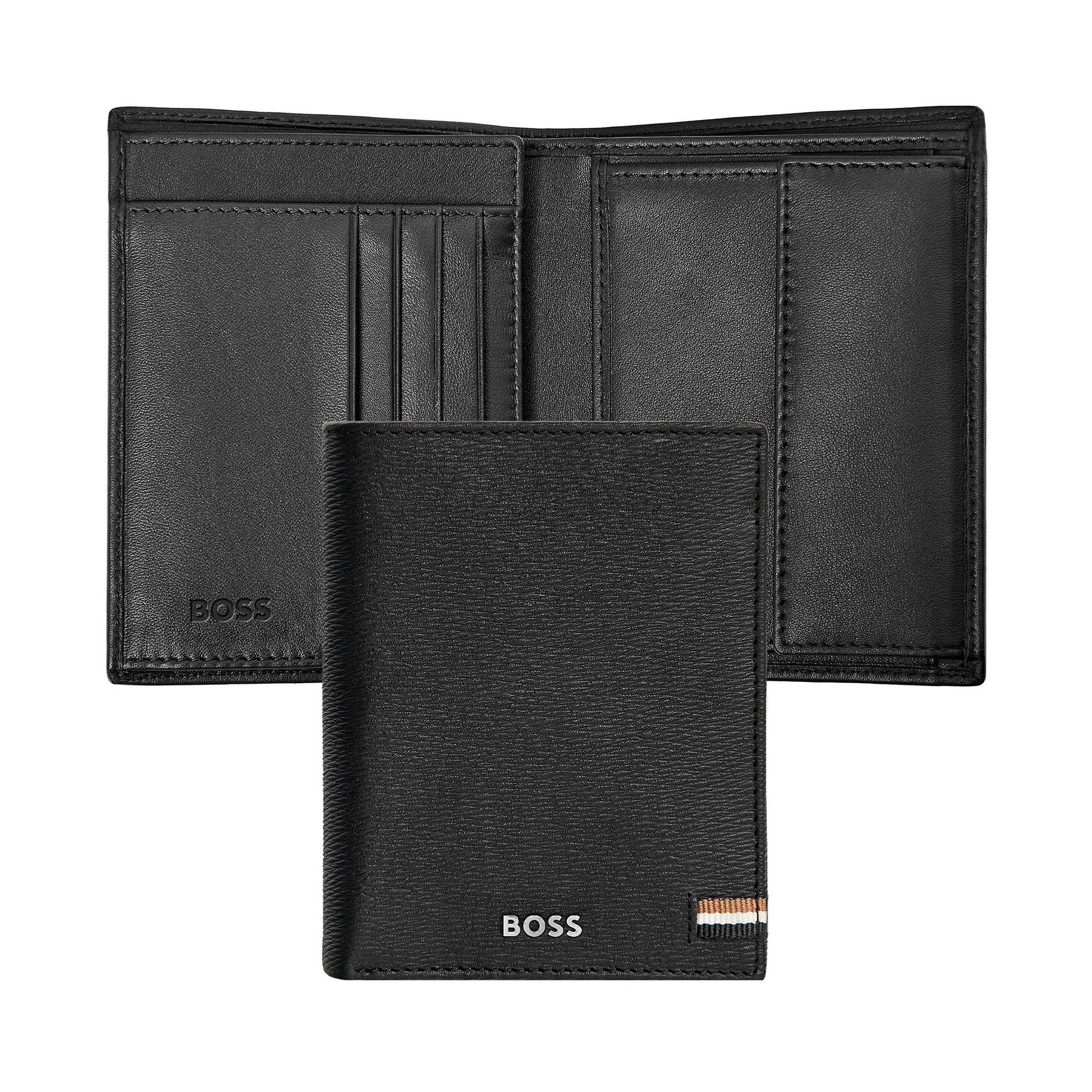 Hugo Boss Card and Coin Holder Iconic, black