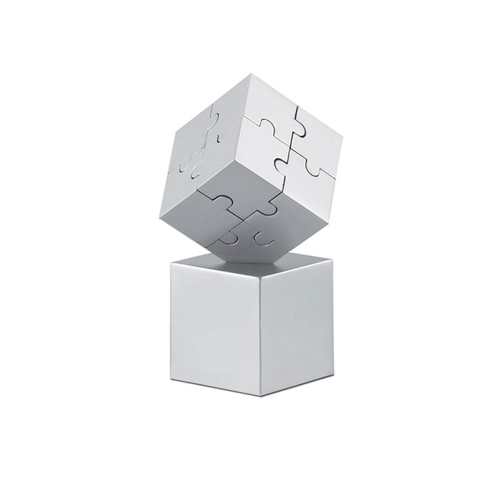 3D Puzzle Kubzle, with magnetic metal parts, 8 x 4 cm