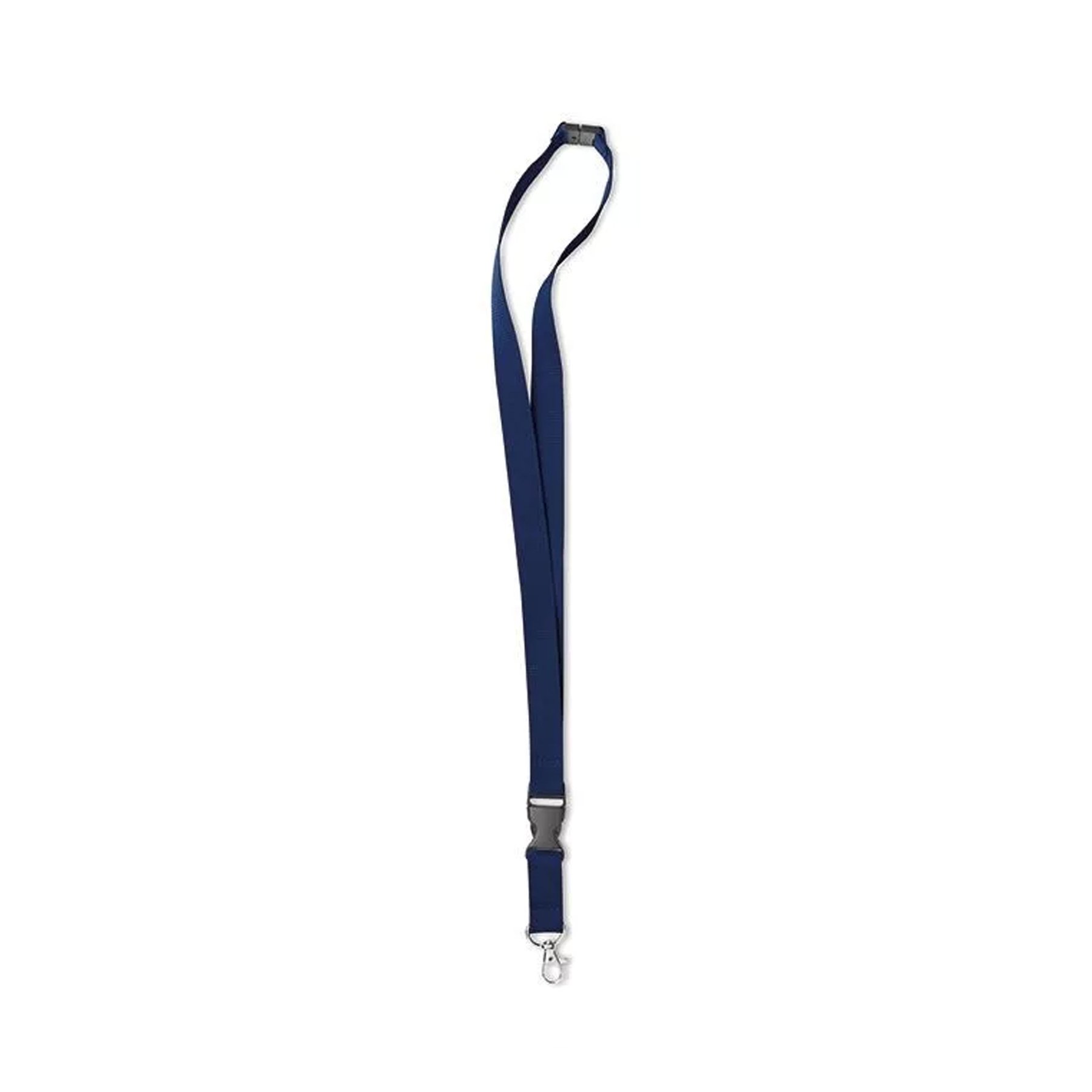 More Than Gifts badge lanyard Lany, Safety lock, 20 x 560 mm, dark blue