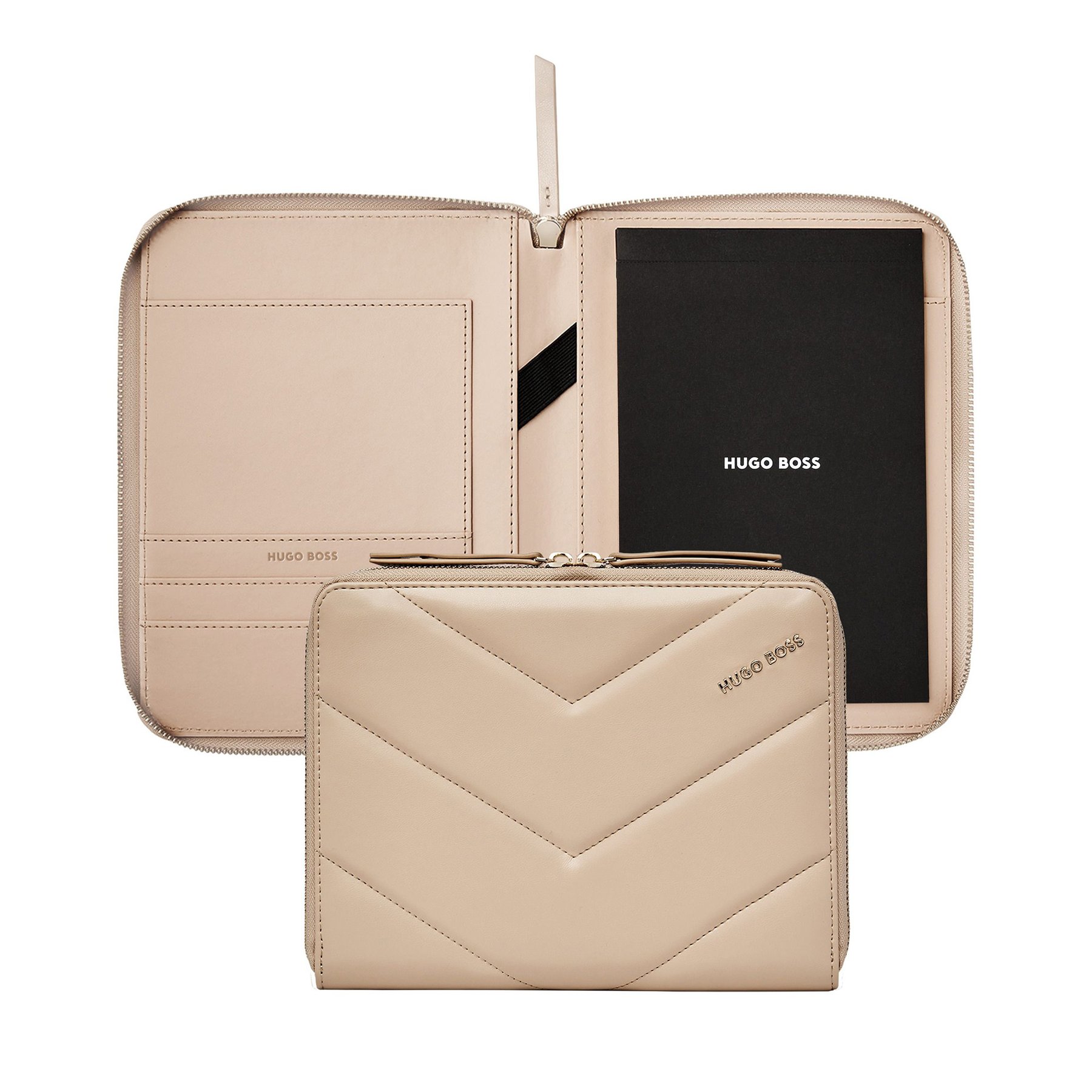 Hugo Boss Conference folder Triga, A5, pale beige