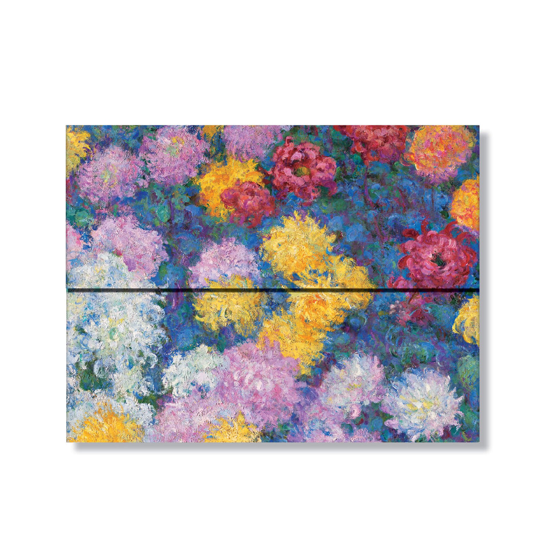 Paperblanks Document folder Monet Chrysanthemums