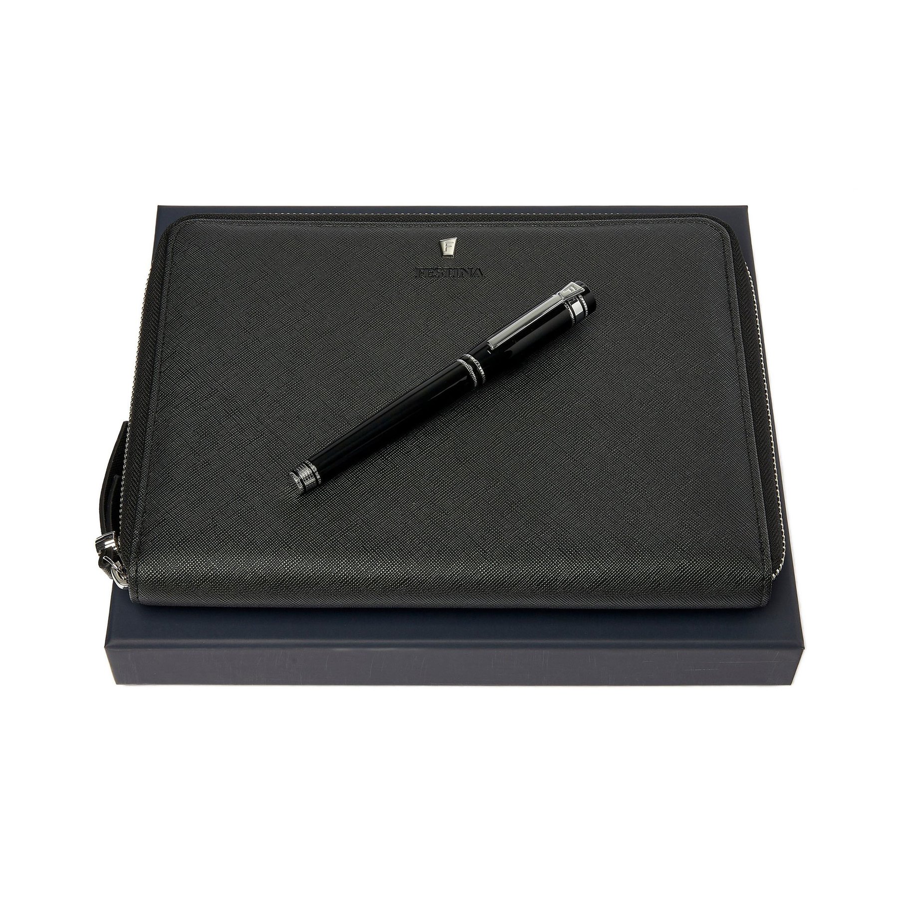 Festina Pen and zipped folder set, Chronobike, A5, black