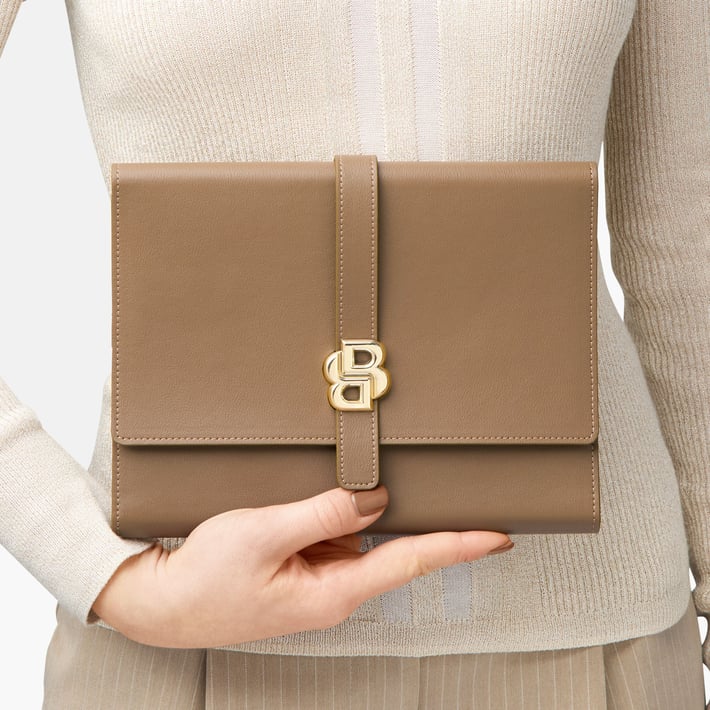 Hugo Boss Конферентна папка Double B, A5, кафява