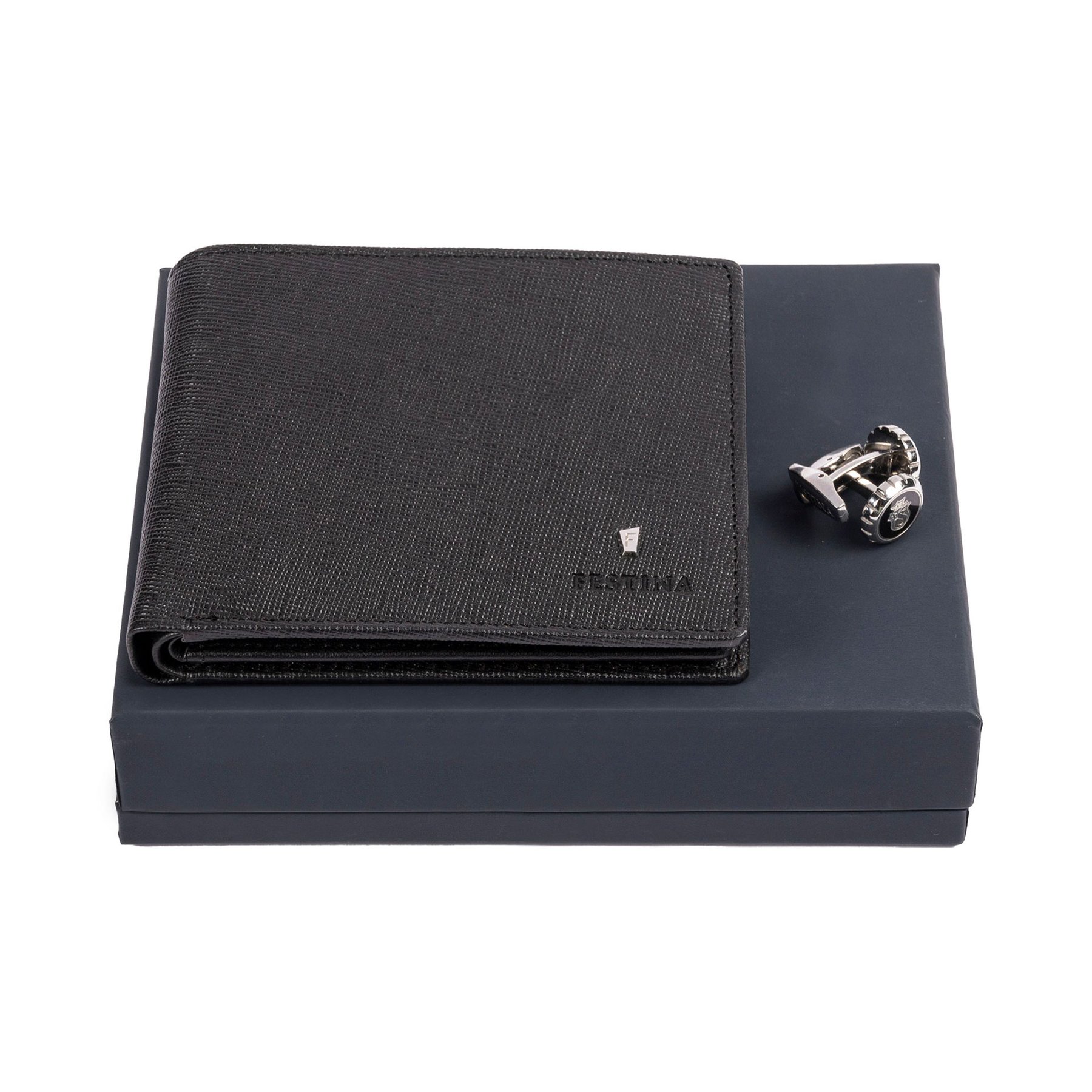 Festina Wallet and cufflinks set Chronobike, black
