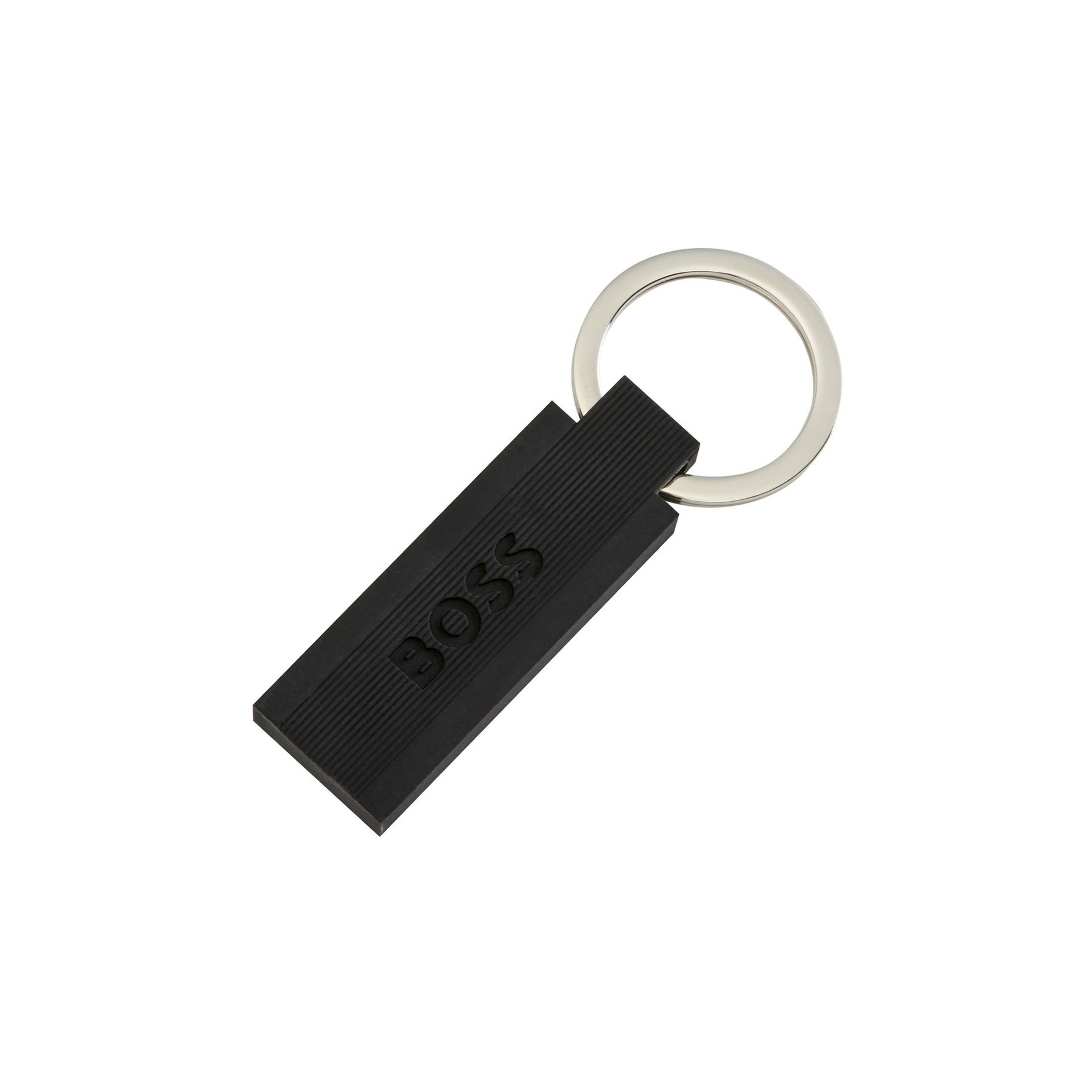 Hugo Boss Keyring Edge Iconic, black