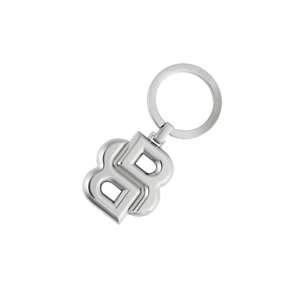Hugo Boss Keyring Double B, silver