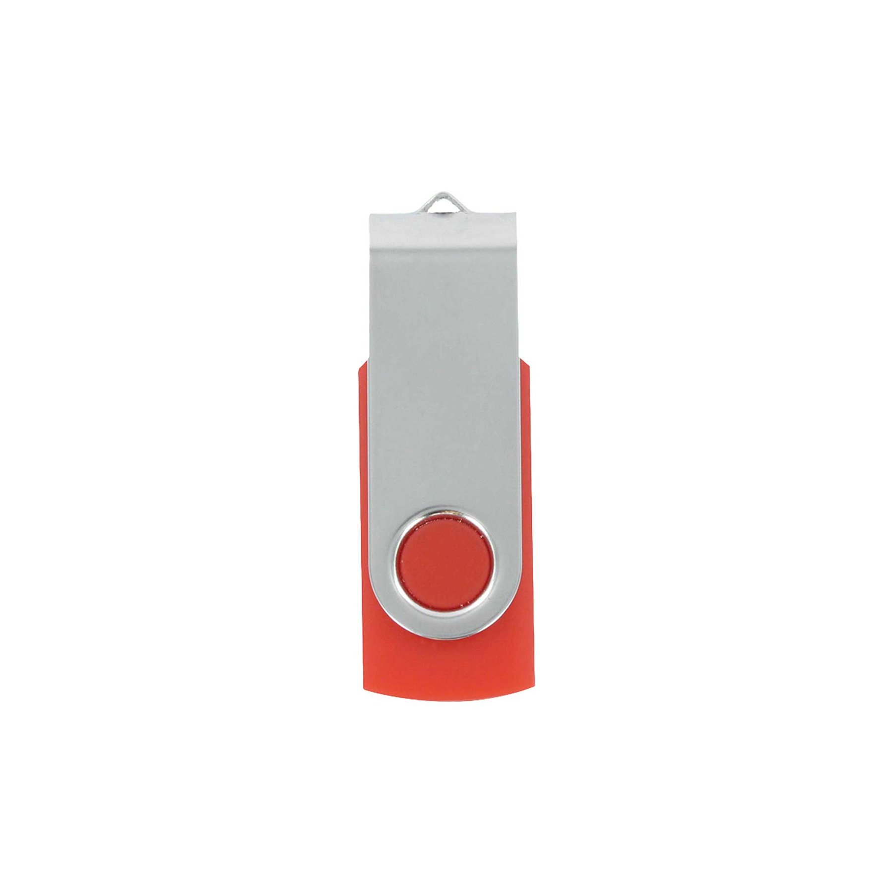 USB flash drive Swivel, USB 2.0, 16 GB, no logo, red