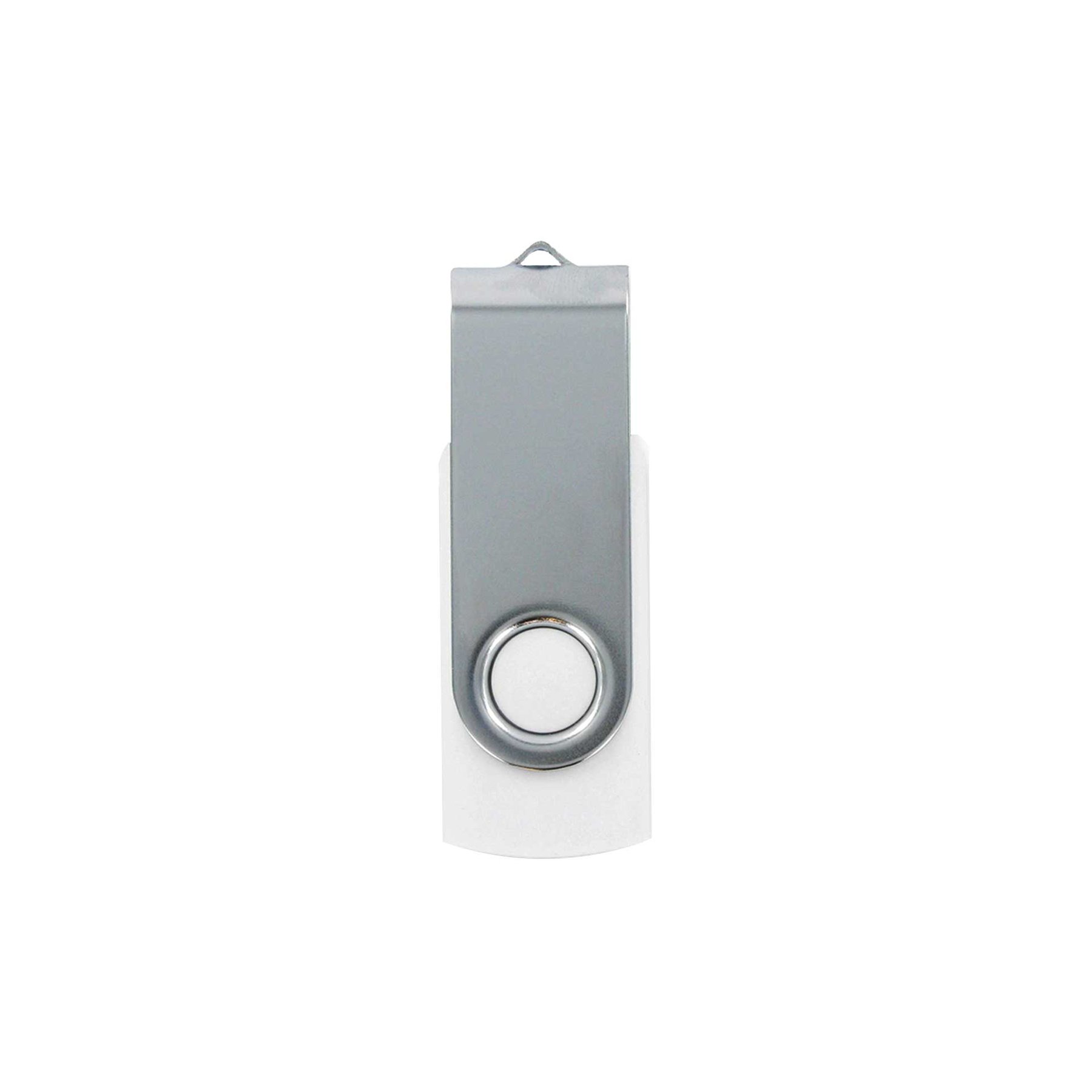 USB flash drive Swivel, USB 2.0, 16 GB, no logo, white