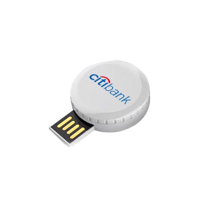 USB Flash drive Turn Round, 32 GB, USB 2.0, white