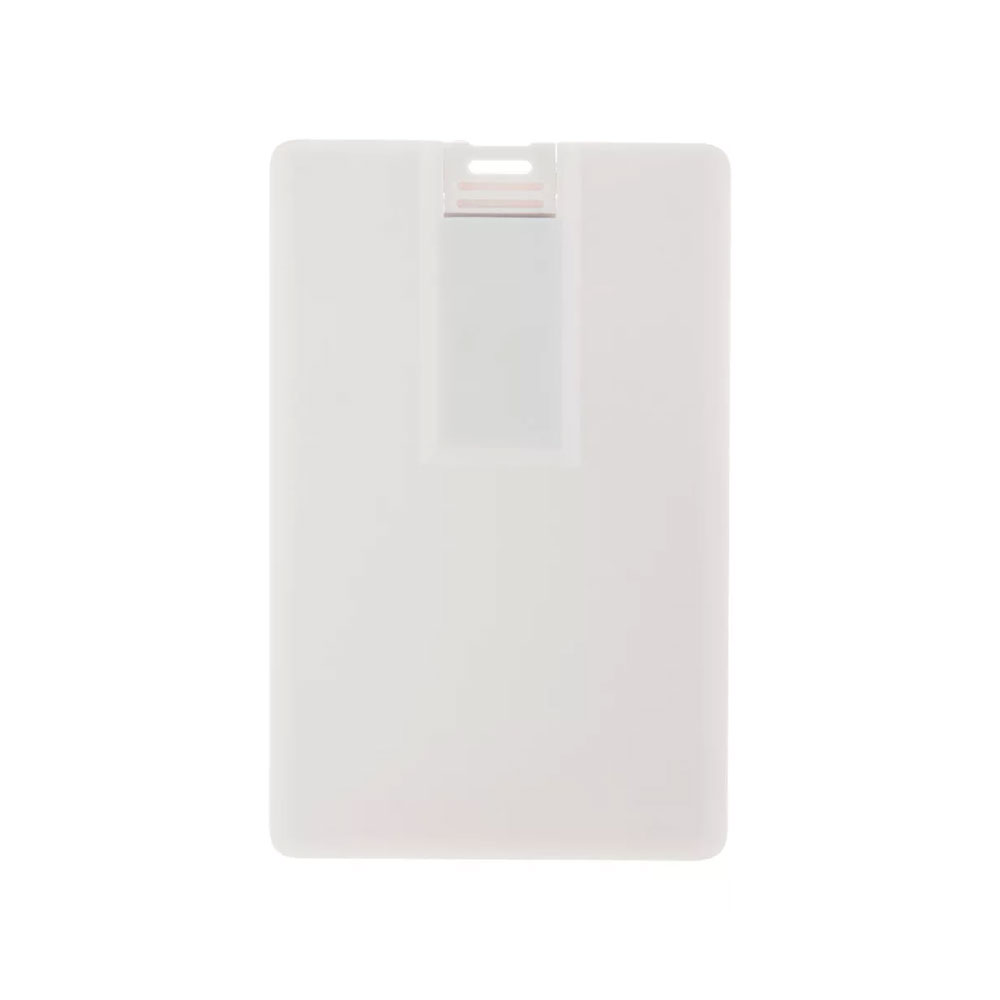 Cool USB flash drive, credit card, 16 GB, white