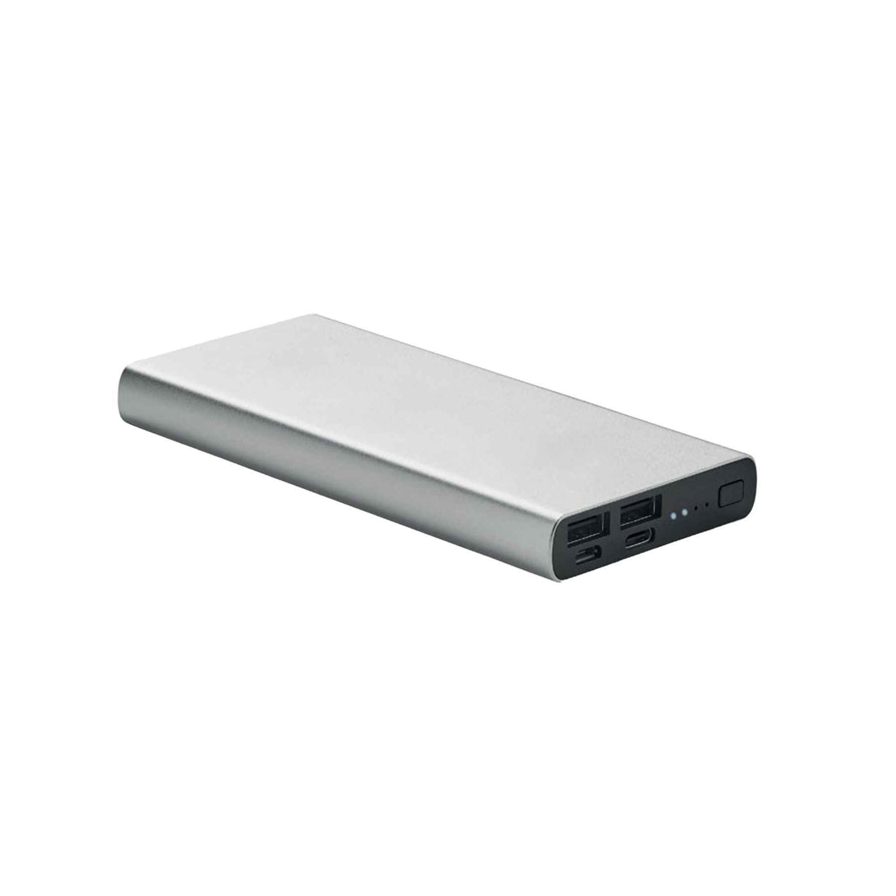 More Than Gifts Power Bank Powerflat 8, USB Type-C, 10000 mAh, silver