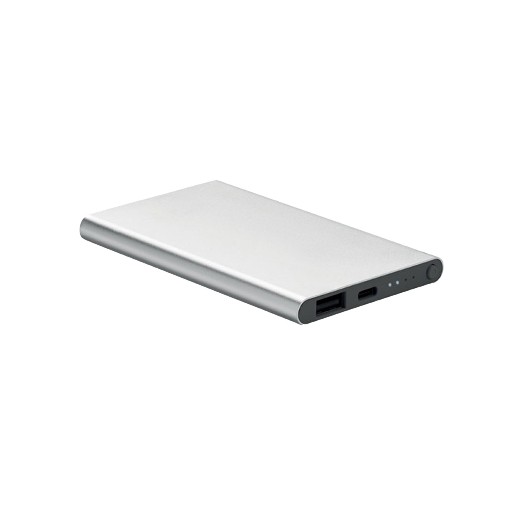 More Than Gifts Power Bank Powerflat C, USB Type-C, 4000 mAh, silver