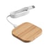 Wireless charger Power, bamboo, 9.2 ? 9.2 ? 0.9 cm