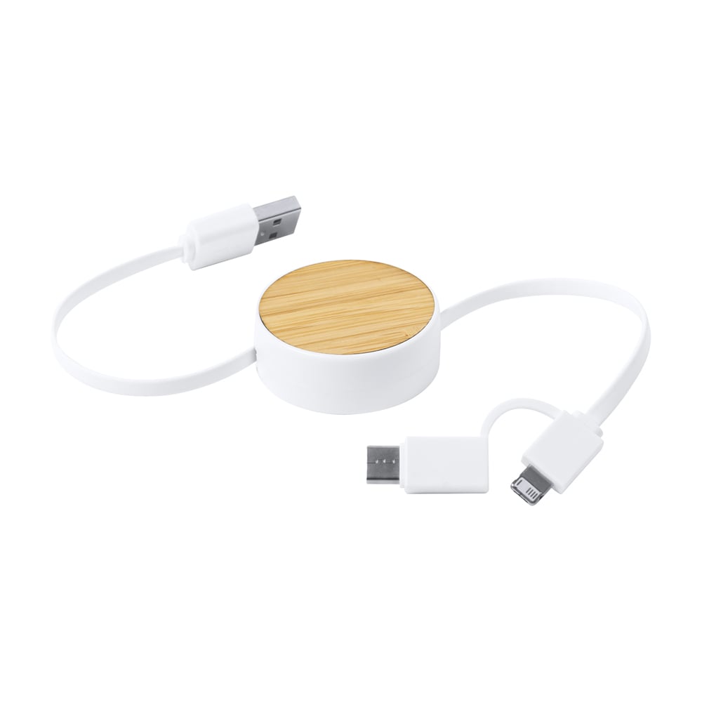 Grets Eco 3-in-1 cable USB, Lightning, micro-USB & USB-C