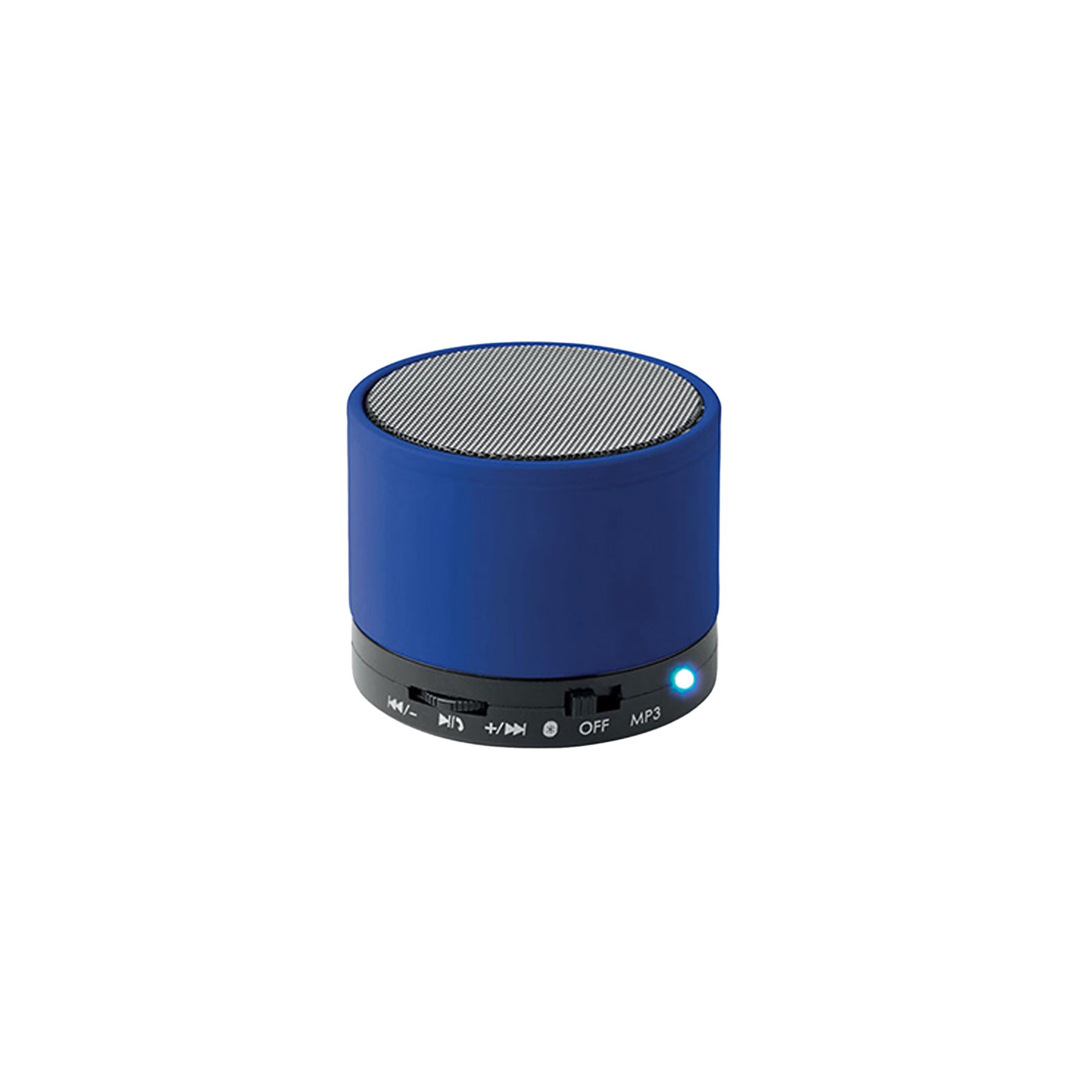 More Than Gifts Speaker Round Bass, Bluetooth, blue