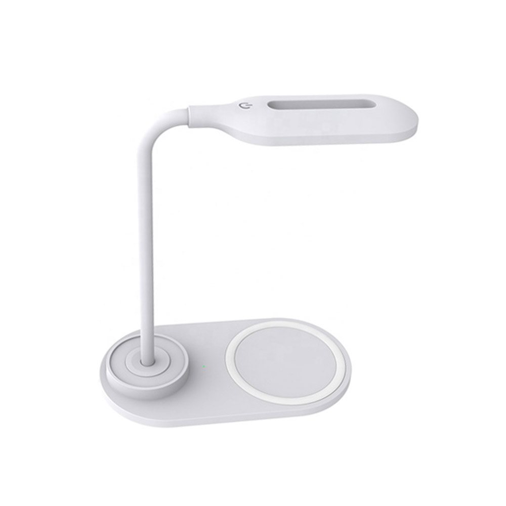 Desk lamp, 10 LED, with wireless phone charger, 15 W