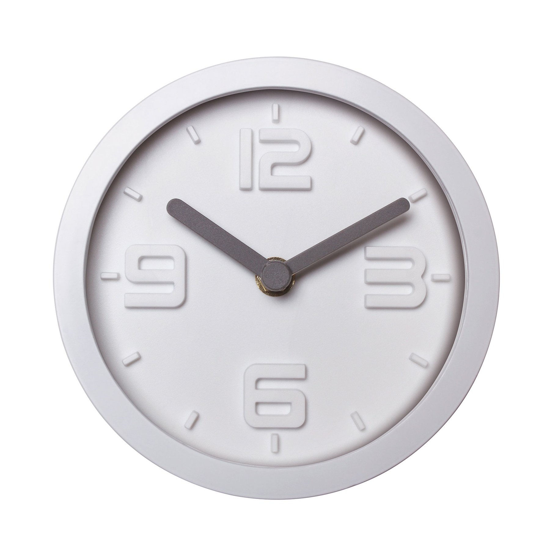 Splendid Wall clock Scandi, diameter 15.6 cm, grey