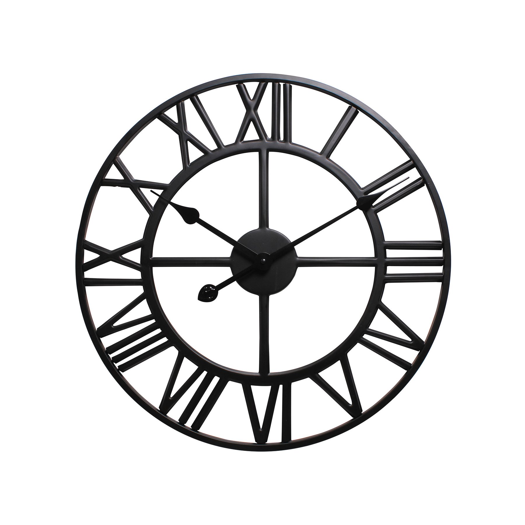 Splendid Wall Clock Solar, diameter 40 cm, black