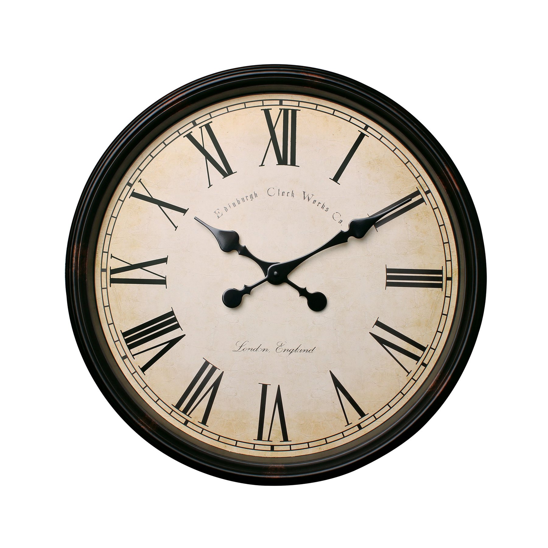 Splendid Wall clock Vintage, diameter 50 cm, brown