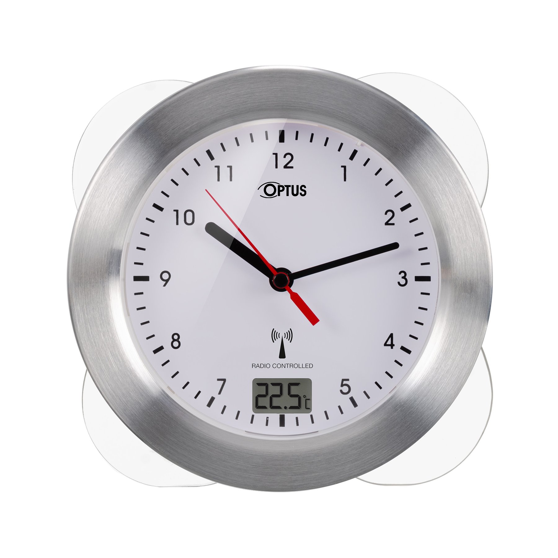 Bresser Wall clock, waterproof, white