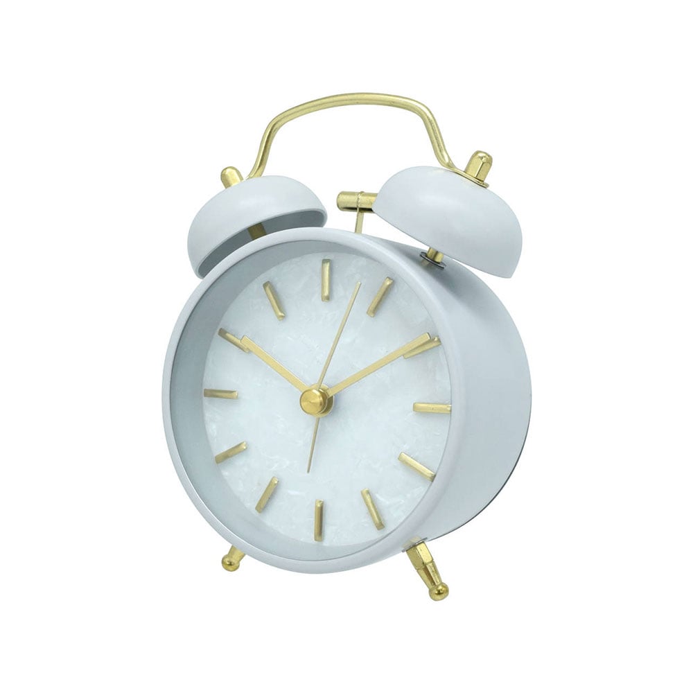 Takk Tick Tale Desk Clock, 12 cm, white