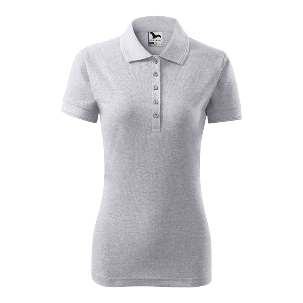 Malfini Women’s T-shirt Polo 210, size L, grey