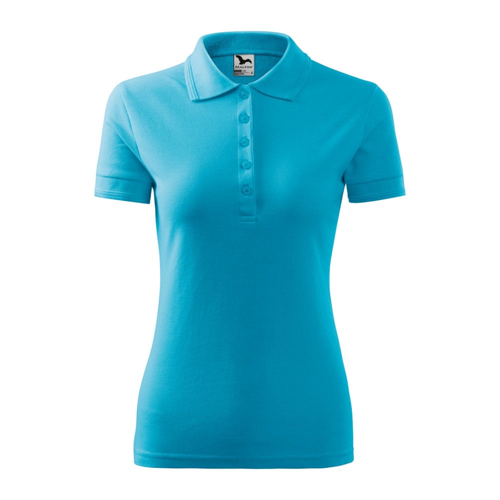 Malfini Women’s T-shirt Pique Polo 210, size XL, blue