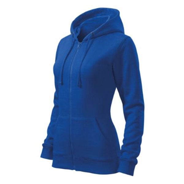 Malfini Women’s sweatshirt Zipper 411, size XS, blue