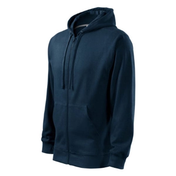 Malfini Men’s sweatshirt Zipper 410, size XL, dark blue