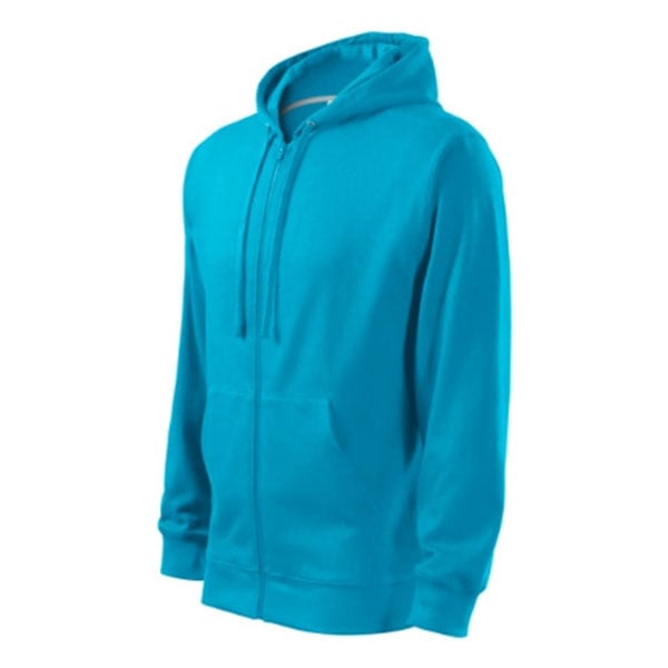 Malfini Men’s sweatshirt Zipper 410, size XXXL, light blue