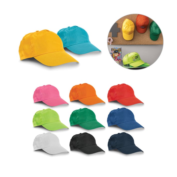 Hi!dea Cap Campbel, 5-panel, polyester, black