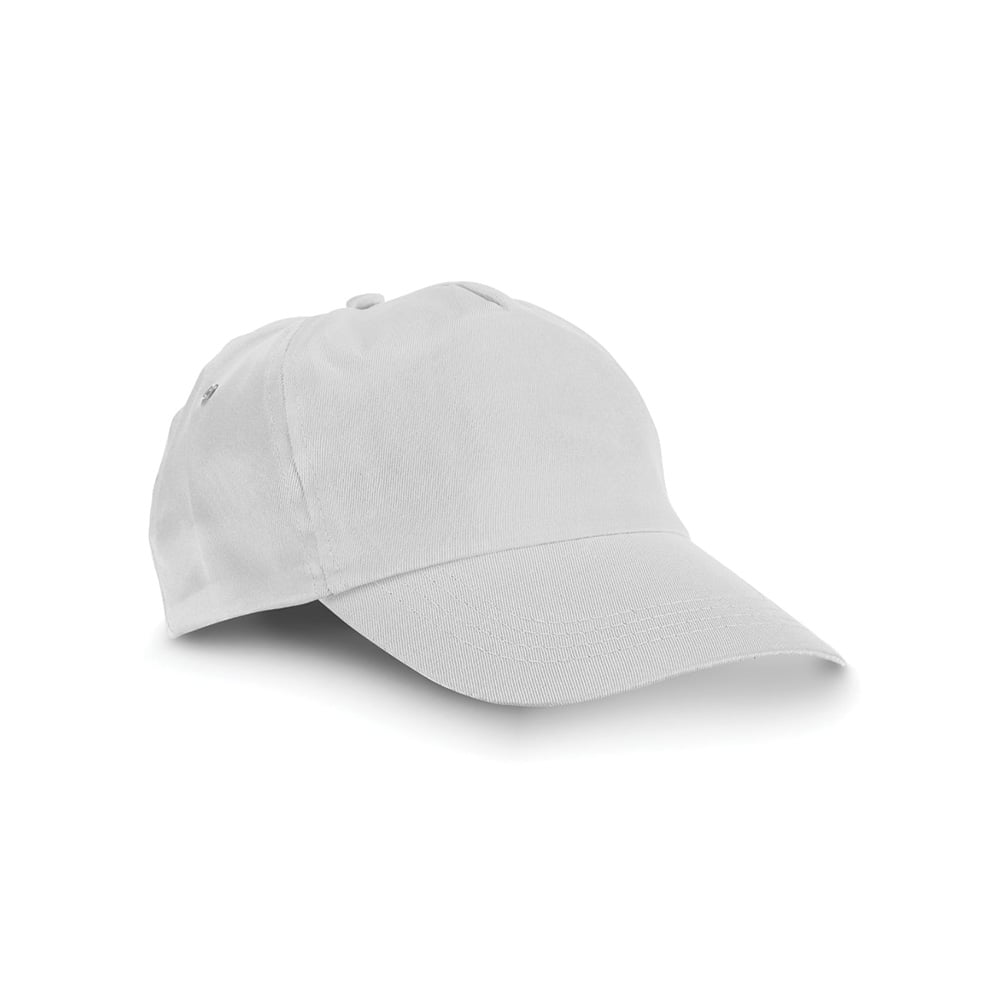 Hi!dea Cap Campbel, 5-panel, polyester, white