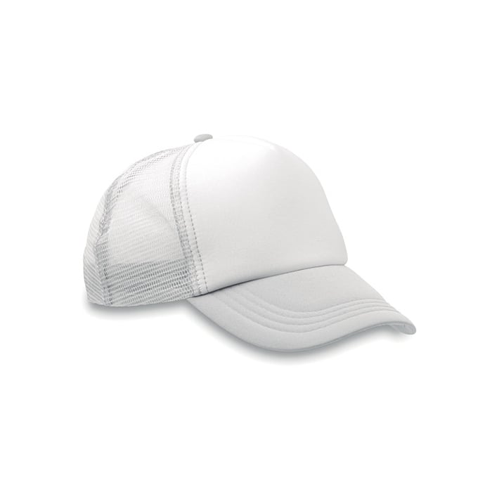 More Than Gifts Baseball cap Trucker Cap, 5-panel, polyester, white