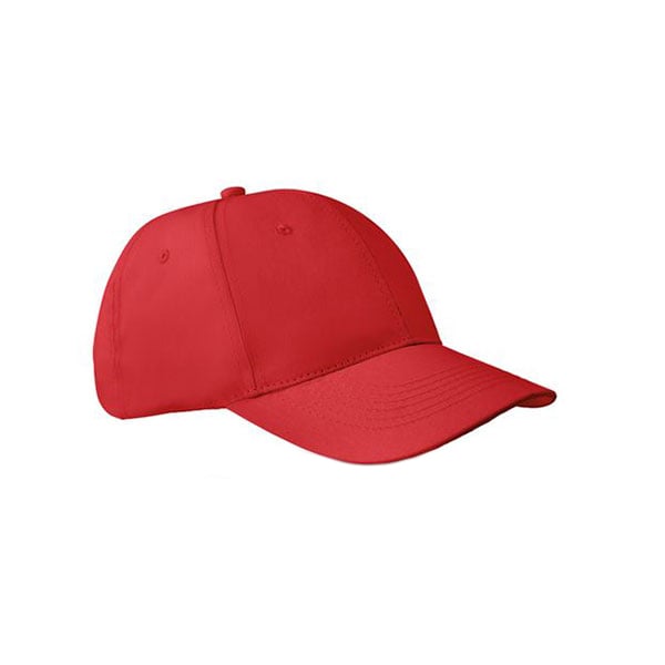 More Than Gifts Baseball Cap Basie, 6-panel, cotton, red