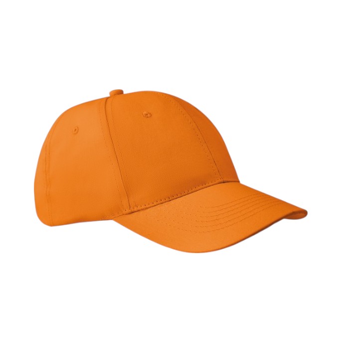 More Than Gifts Baseball Cap Basie, 6-panel, cotton, orange