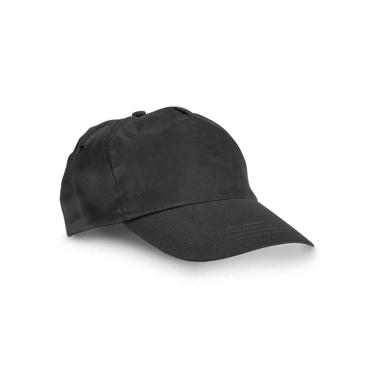 Hi!dea Baseball Cap Rufai, 5 panels, cotton, black