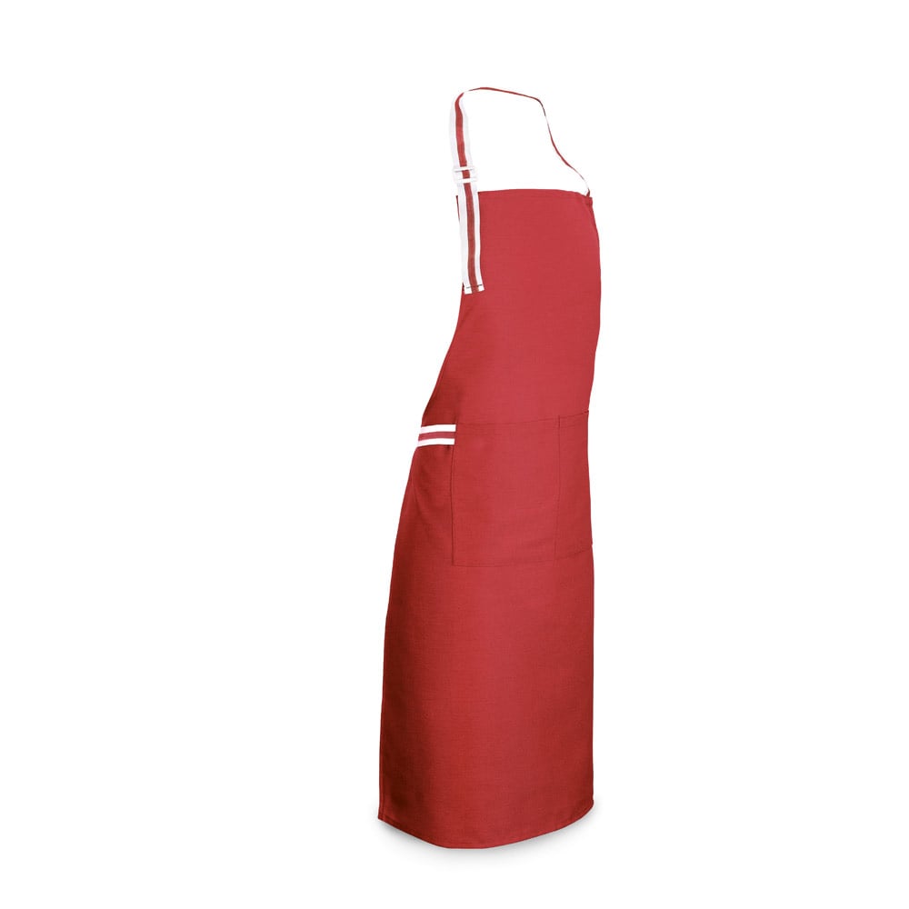 Apron Ginger, cotton and polyester, 65 x 85 cm, red