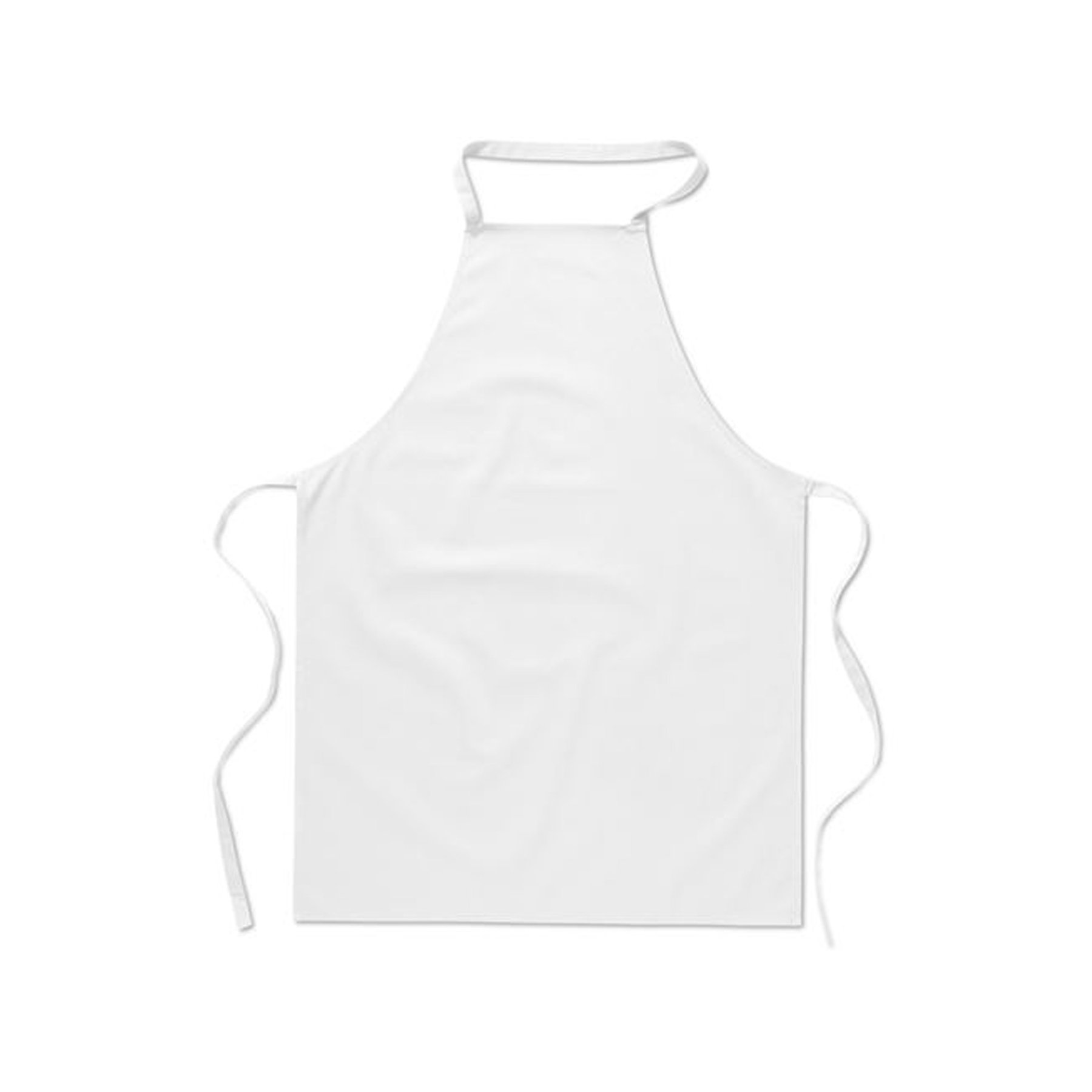 More Than Gifts Apron Kitab, cotton, 180 g/m2, 65 x 90 cm, white