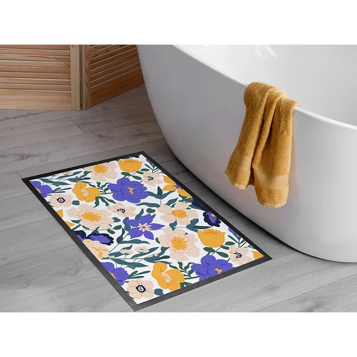 BESTSUB Изтривалка за врата, с гумен гръб, 60 х 40 cm