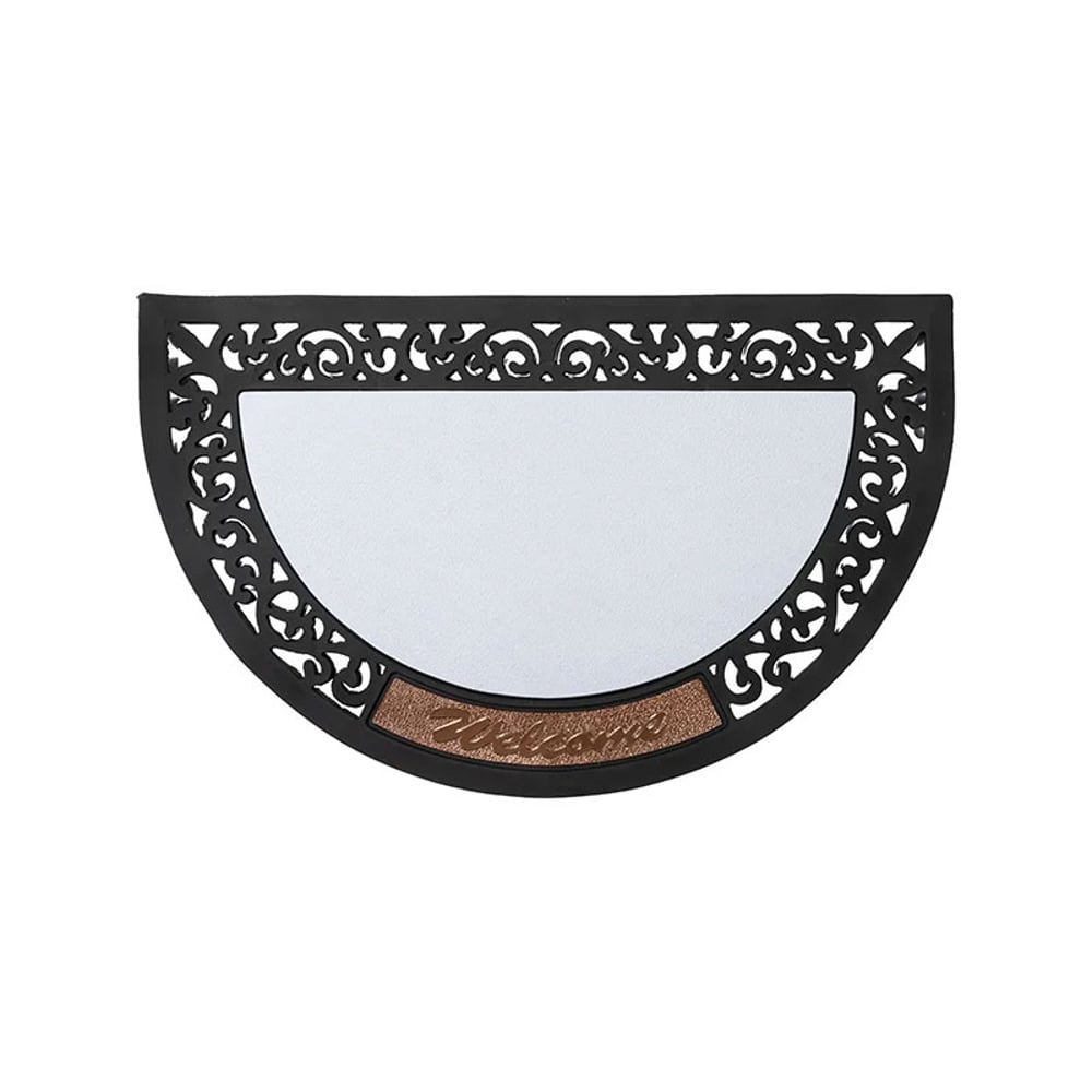 BESTSUB Изтривалка за врата, полукръгла, филцова, 80 х 50 cm