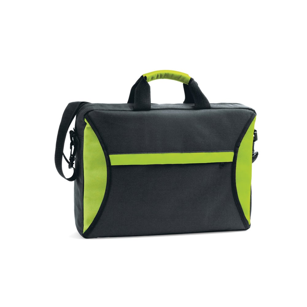 Hi!dea Document bag Seoul, 40 x 30 x 10 cm, polyester, light green